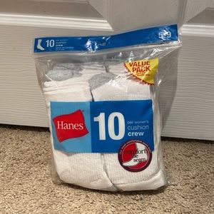 Hanes ladies crew socks